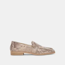 BENY FLATS SAND SNAKE EMBOSSED